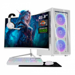 Computadora Gamer Xtreme PC Gaming CM-05495, AMD Ryzen 5 5500, NVIDIA GeForce RTX 5060, 16GB, 500GB SSD, Wi-Fi, Windows 11 Prueba + Teclado/Mouse/Monitor de 23.8"