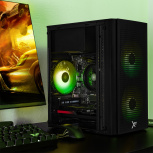 Computadora Gamer Xtreme PC Gaming CM-05741, AMD Ryzen 5 8400F, AMD Radeon RX 7600, 32GB, 1TB SSD, Wi-Fi, Windows 11 Prueba + Teclado/Mouse/Monitor de 27" image