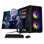 Computadora Xtreme PC Gaming CM-05518, AMD Ryzen 7 5700G, 16GB, 1TB SSD, Wi-Fi, Windows 11 Prueba + Teclado/Mouse/Monitor de 23.8" - Imagen del combo