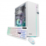 Computadora Gamer Xtreme PC Gaming CM-91056, AMD 4700S 3.60GHz Turbo, 16GB, 2TB + 240GB SSD, AMD Radeon RX 550, Wi-Fi, Windows 10 Prueba, Blanco ― Incluye Teclado y Mouse - Imagen del combo