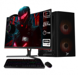 Computadora Gamer Xtreme PC Gaming Air Max Black, AMD Ryzen 7 5700, NVIDIA GeForce RTX 4060 Ti, 32GB, 1TB SSD, Wi-Fi, Windows 10 Prueba + Teclado/Mouse/Monitor de 31.5" 