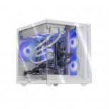 Computadora Gamer Xtreme PC Gaming Crystal Cube White, AMD Ryzen 7 5800X3D, NVIDIA GeForce RTX 5060, 32GB, 1TB SSD, Wi-Fi, Windows 11 Prueba