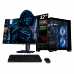 Computadora Gamer Xtreme PC Gaming CM-80130, AMD Ryzen 7 5700X, NVIDIA GeForce RTX 5060, 32GB, 1TB SSD, Wi-Fi, Windows 11 Prueba + Teclado/Mouse/Monitor de 32"