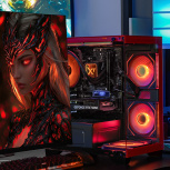 PC Gamer Completa Xtreme PC Gaming NVIDIA GeForce RTX 5060 AMD Ryzen 7 5700 32GB SSD 1TB Monitor Curvo 27 180Hz Sistema Liquido WIFI Crystal Hive Red - Imagen adicional 3