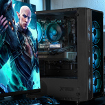 Computadora Gamer Xtreme PC Gaming CM-05832, AMD Ryzen 7 5700, NVIDIA GeForce RTX 5060, 32GB, 1TB SSD, Wi-Fi, Windows 10 Prueba + Teclado/Mouse/Monitor de 27" image
