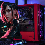 Computadora Gamer Xtreme PC Gaming XTPCR732GB5060MKR, AMD Ryzen 7 5700, NVIDIA GeForce RTX 5060, 32GB, 1TB SSD, Wi-Fi, Windows 10 Prueba + Teclado/Mouse/Monitor de 27" image