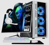 Computadora Gamer Xtreme PC Gaming CM-05831, AMD Ryzen 7 5700, NVIDIA GeForce RTX 5060, 32GB, 1TB SSD, Wi-Fi, Windows 10 Prueba + Teclado/Mouse/Monitor de 27