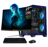Computadora Gamer Xtreme PC Gaming CM-05901, AMD Ryzen 7 5700X, NVIDIA GeForce RTX 5060 Ti, 32GB, 1TB SSD, Wi-Fi, Windows 11 Prueba + Teclado/Mouse/Monitor de 27" - Imagen del combo