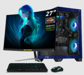 Computadora Gamer Xtreme PC Gaming CM-05901, AMD Ryzen 7 5700X, NVIDIA GeForce RTX 5060 Ti, 32GB, 1TB SSD, Wi-Fi, Windows 11 Prueba + Teclado/Mouse/Monitor de 27"
