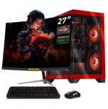 Computadora Gamer Xtreme PC Gaming CM-05903, AMD Ryzen 7 5700X, NVIDIA GeForce RTX 5060 Ti, 32GB, 1TB SSD, Wi-Fi, Windows 11 Prueba + Teclado/Mouse/Monitor de 27"