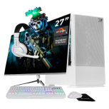 Computadora Gamer Xtreme PC Gaming CM-05852, AMD Ryzen 7 5700X, AMD Radeon RX 9060, 32GB, 1TB SSD, Wi-Fi, Windows 10 Prueba + Teclado/Mouse/Monitor de 27