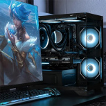Computadora Gamer Xtreme PC Gaming CRYSTAL HIVE Black, AMD Ryzen 7 5700, AMD Radeon RX 9060 XT, 32GB, 1TB SSD, Wi-Fi, Windows 10 Prueba image