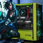 Computadora Gamer Xtreme PC Gaming CM-05828, AMD Ryzen 7 5700, AMD Radeon RX 6600, 32GB, 1TB SSD, Wi-Fi, Windows 10 Prueba + Teclado/Mouse/Monitor de 27" image