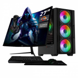 Computadora Xtreme PC Gaming CM-05772, AMD Ryzen 9 7900, 32GB, 1TB SSD, Wi-Fi, Windows 11 Prueba + Teclado/Mouse/Monitor de 27"