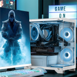 Computadora Gamer Xtreme PC Gaming CM-05855, AMD Ryzen 9 7900X, AMD Radeon RX 9060 XT, 32GB, 1TB SSD, Wi-Fi, Windows 11 Prueba + Teclado/Mouse/Monitor de 27" image