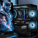 Computadora Gamer Xtreme PC Gaming CRYSTAL HIVE Black, AMD Ryzen 9 7900X, AMD Radeon RX 9060 XT, 32GB, 1TB SSD, Wi-Fi, Windows 11 Prueba image