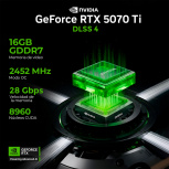 Computadora Gamer Xtreme PC Gaming XTPCR964GB55070TILNE, AMD Ryzen 9 9900X, NVIDIA GeForce RTX 5070 Ti, 64GB, 2TB SSD, Windows 11 Prueba image