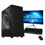 Computadora Gamer Xtreme PC Gaming CM-60411, Intel Core i5-10400F, 16GB, 500GB SSD, Wi-Fi, NVIDIA GeForce GTX 1650, Windows 10 Prueba, Negro ― incluye Monitor de 27