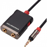 Xtreme PC Gaming Adaptador de Audio 3.5mm Macho - 2 x 3.5mm Hembra