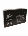 Xtron Batería de Reemplazo para UPS BAS-0612, 6V, 12Ah