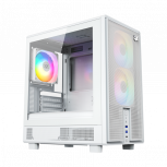Gabinete Xyz X-CS-ATOM-W, Micro-Tower, Micro-ATX/Mini-ITX, USB 2.0/3.0, sin Fuente, 3 Ventiladores Instalados, Blanco