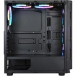 Gabinete Xzeal XZ120, Midi-Tower, ATX/Micro-ATX/Mini-ITX, USB 2.0/3.0, sin Fuente, 3 Ventiladores Instalados, Negro - Imagen adicional 1