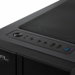 Gabinete Xzeal XZ120, Midi-Tower, ATX/Micro-ATX/Mini-ITX, USB 2.0/3.0, sin Fuente, 3 Ventiladores Instalados, Negro - Imagen adicional 3