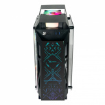 Gabinete Xzeal IR02, Midi-Tower, Micro-ATX/Mini-ITX, USB 3.0, sin Fuente, 4 Ventiladores Instalados, Negro - Imagen adicional 1