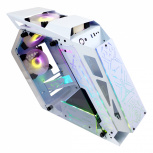 Gabinete Xzeal IR02, Midi-Tower, Micro-ATX/Mini-ITX, USB 3.0, sin Fuente, 4 Ventiladores Instalados, Blanco - Imagen adicional 1