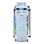 Gabinete Xzeal IR02, Midi-Tower, Micro-ATX/Mini-ITX, USB 3.0, sin Fuente, 4 Ventiladores Instalados, Blanco - Imagen adicional 4