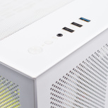 Gabinete Xzeal CXi1, Mini-Tower, Micro-ATX/Mini-ITX, USB 2.0/3.0, sin Fuente, 3 Ventiladores Instalados, Blanco - Imagen adicional 1