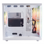 Gabinete Xzeal CXi1, Mini-Tower, Micro-ATX/Mini-ITX, USB 2.0/3.0, sin Fuente, 3 Ventiladores Instalados, Blanco - Imagen adicional 2