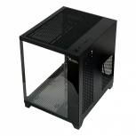 Gabinete Xzeal Panzer II Cubo, Midi-Tower, Micro-ATX, USB 2.0/3.0, sin Fuente, 3 Ventiladores Instalados, Negro - Imagen adicional 3