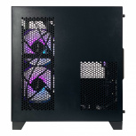 Gabinete Xzeal Panzer II Cubo, Midi-Tower, Micro-ATX, USB 2.0/3.0, sin Fuente, 3 Ventiladores Instalados, Negro - Imagen adicional 5