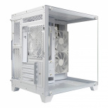 Gabinete Xzeal Panzer II Cubo, Mini-Tower, Micro-ATX, USB 2.0/3.0, sin Fuente, 3 Ventiladores Instalados, Blanco - Imagen adicional 3