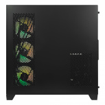 Gabinete Xzeal XZ150, Midi-Tower, ATX/Micro-ATX, USB 3.0, sin Fuente, 4 Ventiladores Instalados, Negro - Imagen adicional 3