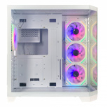 Gabinete Xzeal XZ150, Midi-Tower, ATX/Micro-ATX, USB 3.0, sin Fuente, 4 Ventiladores Instalados, Blanco - Imagen adicional 1
