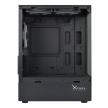 Gabinete Xzeal X-Zynergy, Midi-Tower, Micro-ATX/Mini-ITX, USB 2.0/3.0, sin Fuente, 3 Ventiladores Instalados, Negro - Imagen adicional 5