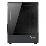 Gabinete Xzeal X-Zynergy, Midi-Tower, Micro-ATX/Mini-ITX, USB 2.0/3.0, sin Fuente, 3 Ventiladores Instalados, Negro - Imagen adicional 6