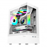 Gabinete Xzeal XZGAZNY1W, Mini-Tower, Micro-ATX/Mini-ITX, USB 2.0/3.0, sin Fuente, 1 Ventilador Instalado, Blanco - Imagen adicional 2