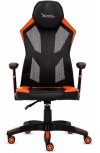 Xzeal Silla Gamer XZ30, hasta 110kg, Negro/Naranja