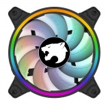 Ventilador Yaguaret Huracan ARGB, 1000RPM, Multicolor - 2 Piezas, incluye Control
