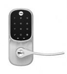 Yale Cerradura Inteligente con Teclado Touch, 25 Usuarios, compatible con Smartphone/Z-Wave Plus/Zigbee