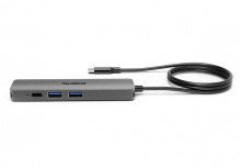 Yealink Hub BYOD-BOX para Videoconferencias, 2x USB 3.0, 1x HDMI, 1x USB C, Gris