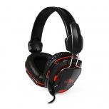 Yeyian Audífonos Gamer Tempest 2000, Alámbrico, 2 Metros, 3.5mm, Negro/Rojo