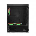 Gabinete Yeyian Krypton, Midi-Tower, ATX/Micro-ATX, USB 3.0, sin Fuente, 3 Ventiladores Instalados, Negro - Imagen adicional 2