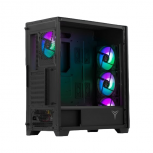 Gabinete Yeyian Phoenix, Midi-Tower, ATX/Micro-ATX/Mini-ITX, USB 3.0, sin Fuente, 4 Ventiladores Instalados, Negro - Imagen adicional 5