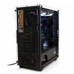 Gabinete Yeyian ABYSS 2500 con Ventana RGB, Midi-Tower, ATX/EATX/ITX/Micro ATX, USB 3.0, sin Fuente, 3 Ventiladores ARGB Instalados, Negro/Blanco - Imagen adicional 4