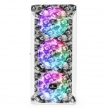 Gabinete Yeyian Hollow 2500, Midi-Tower, ATX/EATX/Micro-ATX/Mini-ITX, USB 3.0, sin Fuente, 3 Ventiladores Instalados, Negro/Blanco - Imagen adicional 4