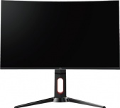 Monitor Gamer Curvo Yeyian YMC-70201 LED 31.5", 1920x1080 Full HD, FreeSync, 165Hz, HDMI/DisplayPort, Negro/Rojo